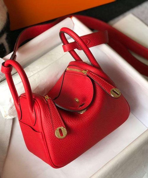 1:1 Replica Lindy Mini White/Burgundy/Green/Red/Yellow For Women 19cm / 7.4in