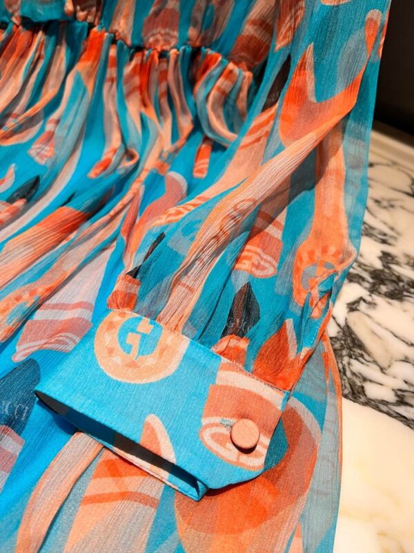 Lipstick And Tool Print Dress Multicolor For Women