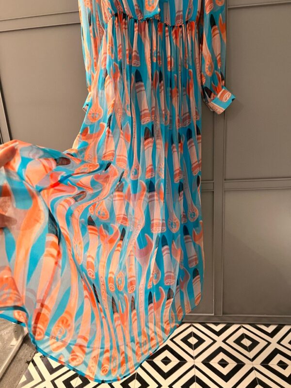 Lipstick And Tool Print Dress Multicolor For Women