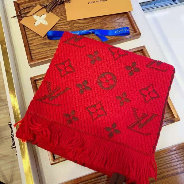 Logomania Scarf Red For Women M72432 