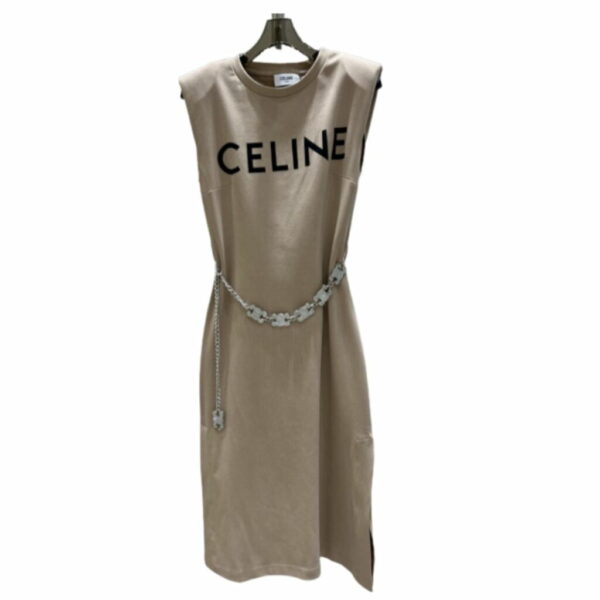 Lolita Asymmetric Dress Caramel For Women