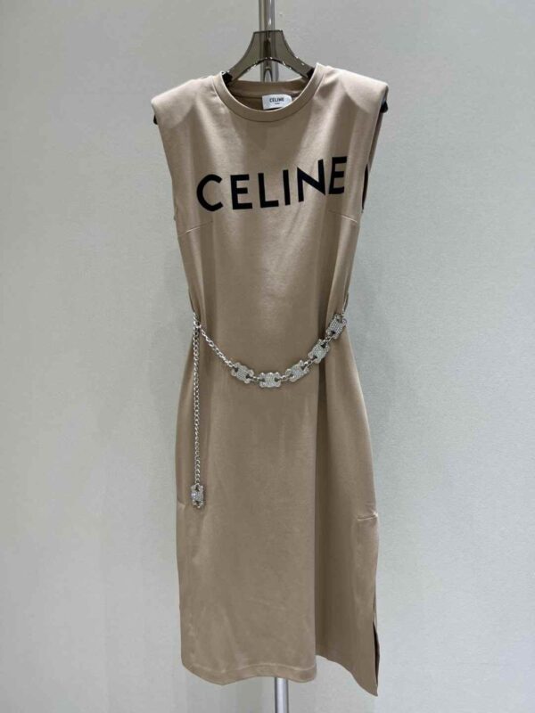 Lolita Asymmetric Dress Caramel For Women