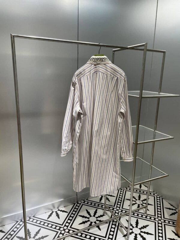 Long Sleeves Shirt Dress White For Women