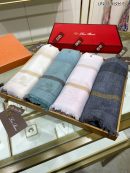 Loro Piana Long Island Stole Linen and Silk in Blue Scarf 205cm/80in 