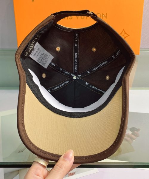 Louis Vuitton Aerogram Cotton Cap In Brown