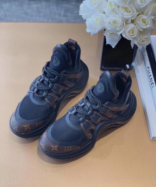 Louis Vuitton Archlight Sneakers Calfskin Leather Fall/Winter 2019 Collection 1A589P Black/Brown