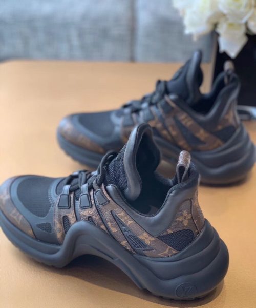 Louis Vuitton Archlight Sneakers Calfskin Leather Fall/Winter 2019 Collection 1A589P Black/Brown