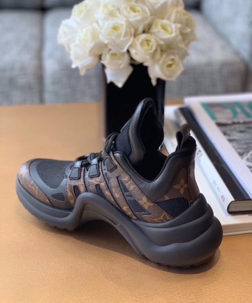 Louis Vuitton Archlight Sneakers Calfskin Leather Fall/Winter 2019 Collection 1A589P Black/Brown