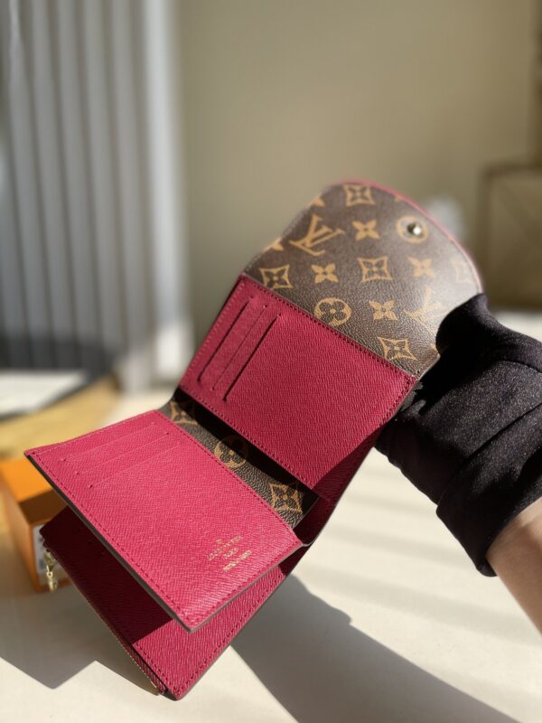 Louis Vuitton Ariane Wallet Monogram Canvas Fuchisa For Women, Women's Wallet 12cm LV M62036