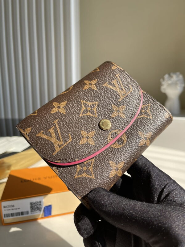 Louis Vuitton Ariane Wallet Monogram Canvas Fuchisa For Women, Women's Wallet 12cm LV M62036