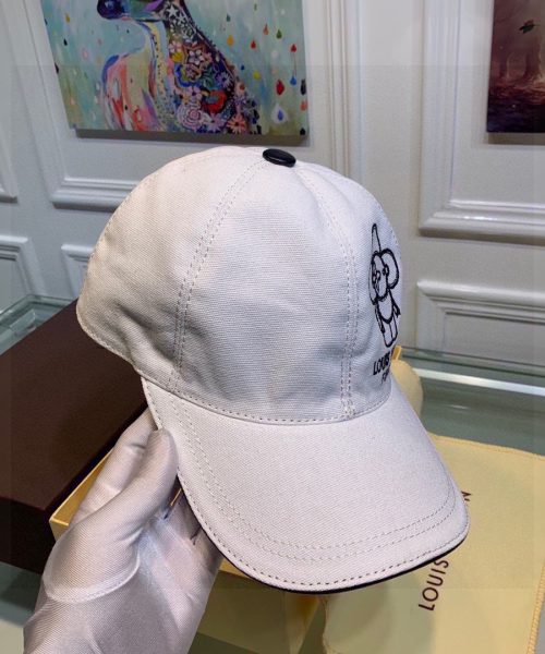 Louis Vuitton Be My Cap White LV Cap