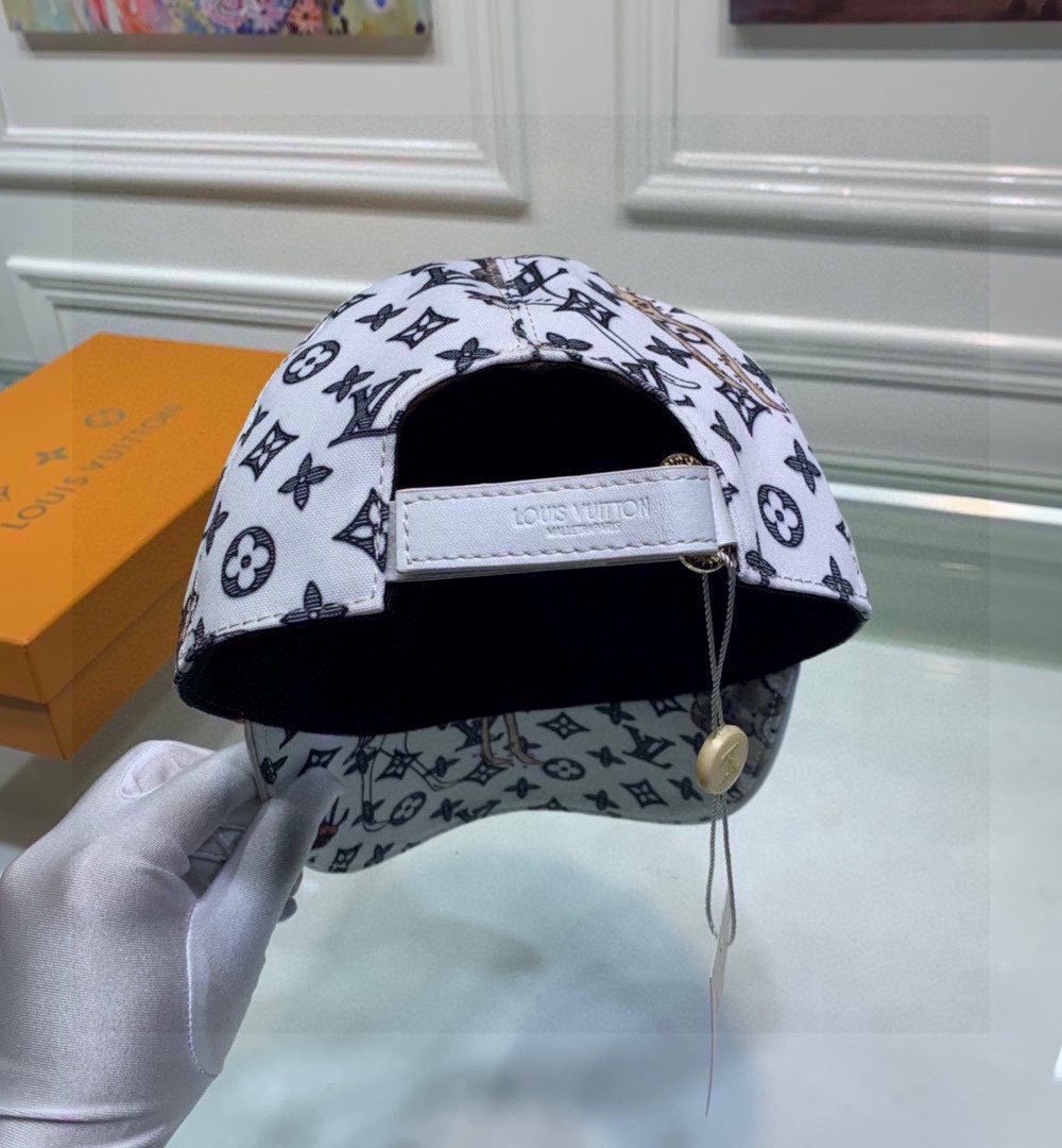 Louis Vuitton Be My Cap White LV Cap