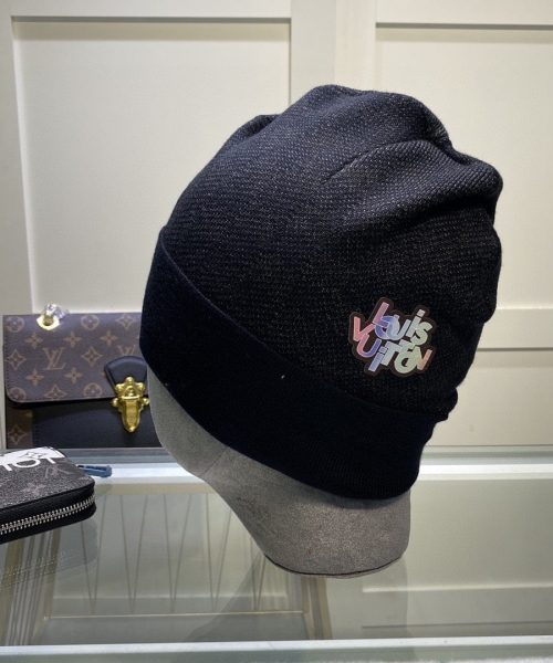 Louis Vuitton Beanie In Black LV Headwear