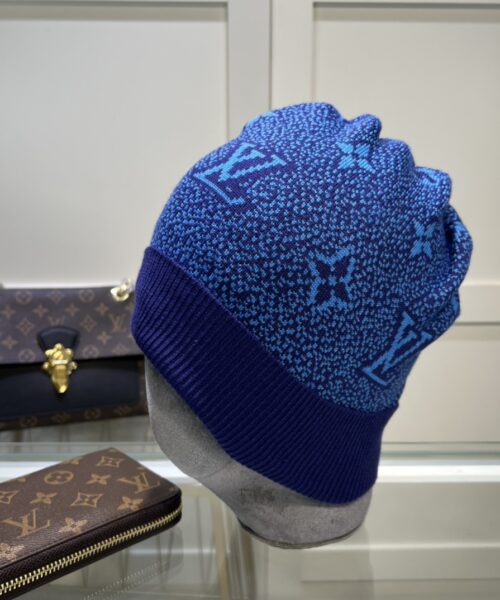 Louis Vuitton Beanie In Blue LV Headwear