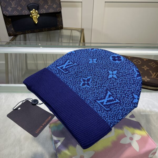 Louis Vuitton Beanie In Blue LV Headwear