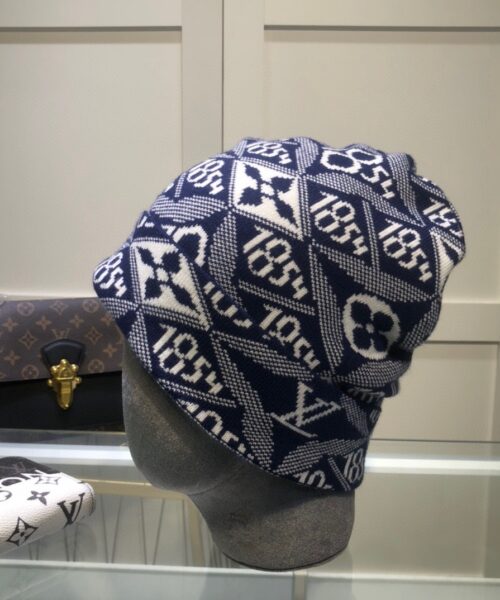 Louis Vuitton Beanie In Blue LV Headwear