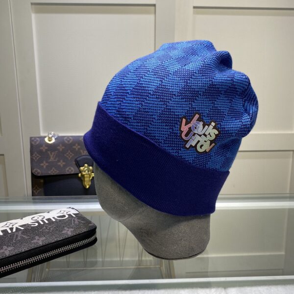 Louis Vuitton Beanie In Blue LV Headwear