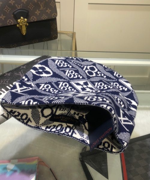 Louis Vuitton Beanie In Blue LV Headwear