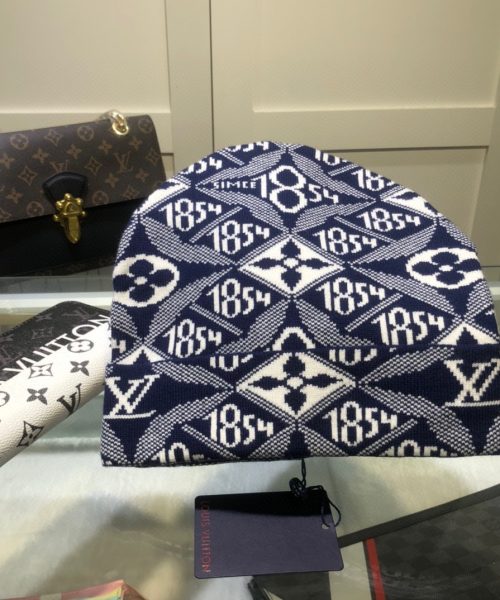 Louis Vuitton Beanie In Blue LV Headwear