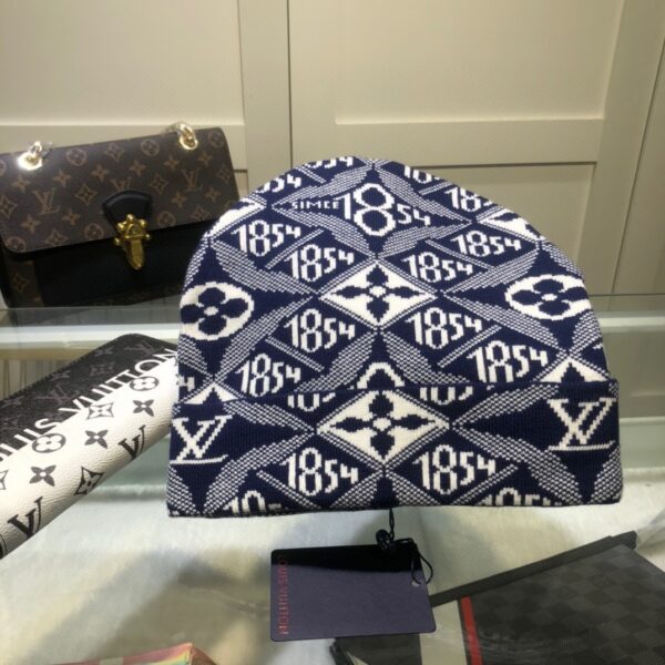 Louis Vuitton Beanie In Blue LV Headwear