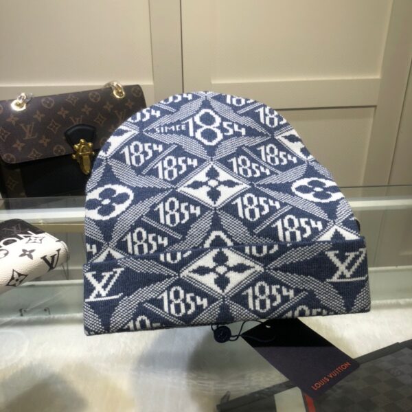 Louis Vuitton Beanie In Blue LV Headwear