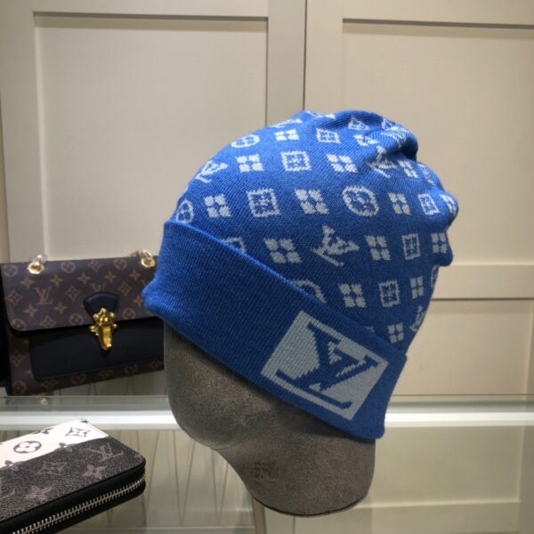 Louis Vuitton Beanie In Blue LV Headwear