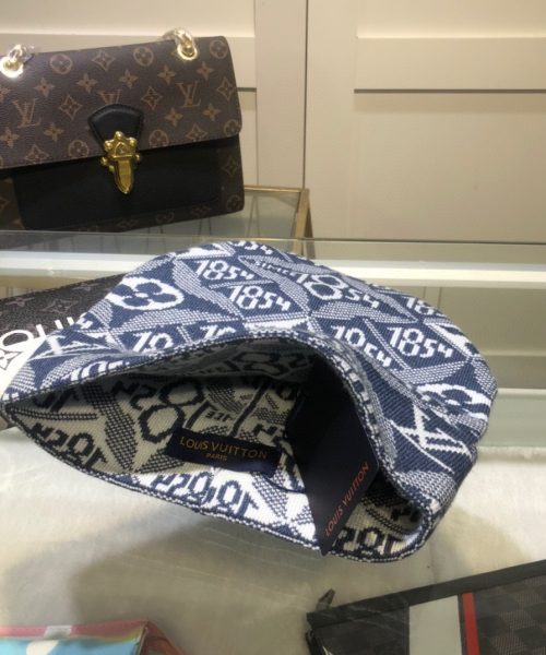 Louis Vuitton Beanie In Blue LV Headwear