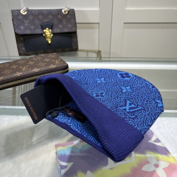 Louis Vuitton Beanie In Blue LV Headwear