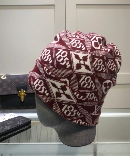 Louis Vuitton Beanie In Red LV Headwear