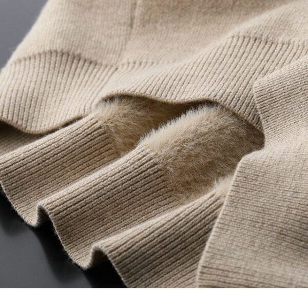 Louis Vuitton Bear Logo Neck Jumper Sweater Beige For Men