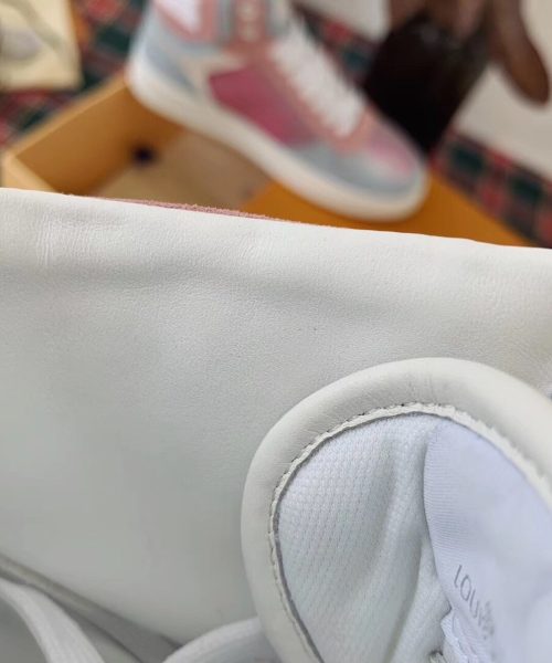 Louis Vuitton Boombox Sneaker Boot Calfskin Leather Spring/Summer Collection White/Blue/Pink
