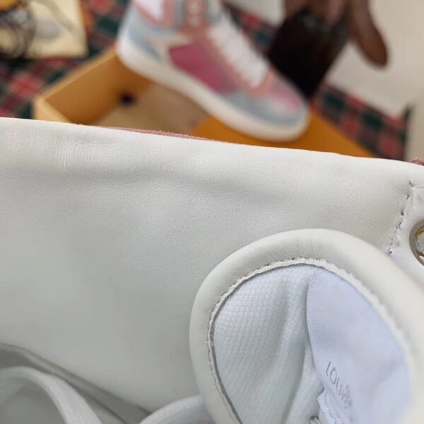Louis Vuitton Boombox Sneaker Boot Calfskin Leather Spring/Summer Collection White/Blue/Pink