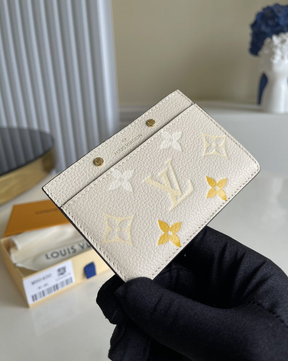 1:1 Replica Louis Vuitton Card Holder Monogram Empreinte For Women, Women's Wallet 4.3in/11cm LV