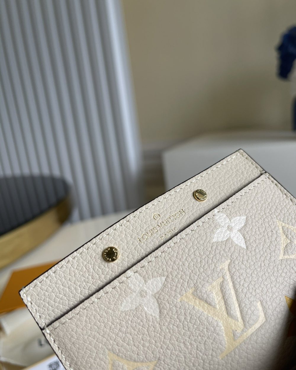 1:1 Replica Louis Vuitton Card Holder Monogram Empreinte For Women, Women's Wallet 4.3in/11cm LV