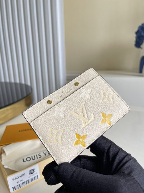 Louis Vuitton Card Holder Monogram Empreinte For Women, Women's Wallet 4.3in/11cm LV