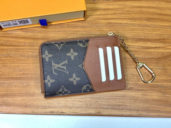 Louis Vuitton Card Holder Recto Verso Combines Monogram Canvas Brown For Women, Women's Wallet 13cm LV