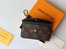 1:1 Replica Louis Vuitton Card Holder Recto Verso Monogram and Monogram Reverse Canvas For Women, Women's Wallets 5.1in/13cm LV