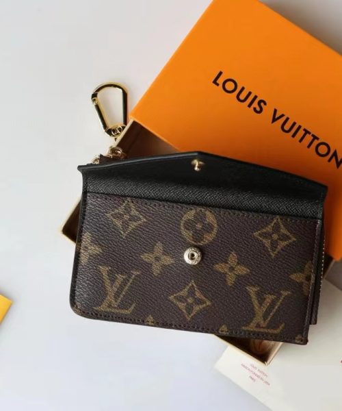 1:1 Replica Louis Vuitton Card Holder Recto Verso Monogram and Monogram Reverse Canvas For Women, Women's Wallets 5.1in/13cm LV