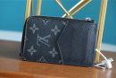 1:1 Replica Louis Vuitton Card Holder Recto Verso Monogram Eclipse For Women, Women's Wallets 5.1in/13cm LV