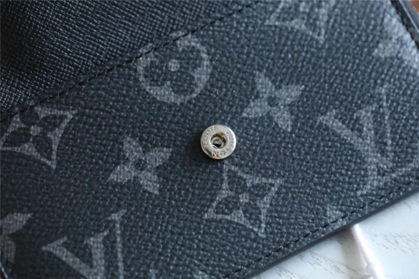 Louis Vuitton Card Holder Recto Verso Monogram Eclipse For Women, Women's Wallets 5.1in/13cm LV