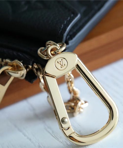 1:1 Replica Louis Vuitton Card Holder Recto Verso Monogram Empreinte Black For Women, Women's Wallets 5.1in/13cm LV M69421