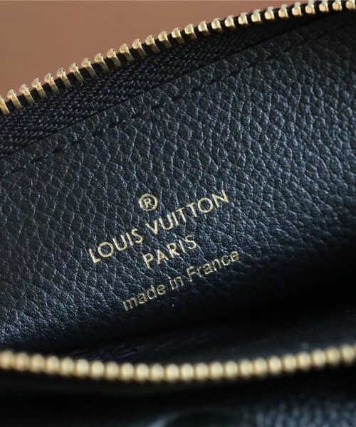 1:1 Replica Louis Vuitton Card Holder Recto Verso Monogram Empreinte Black For Women, Women's Wallets 5.1in/13cm LV M69421