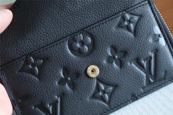 Louis Vuitton Card Holder Recto Verso Monogram Empreinte Black For Women, Women's Wallets 5.1in/13cm LV M69421