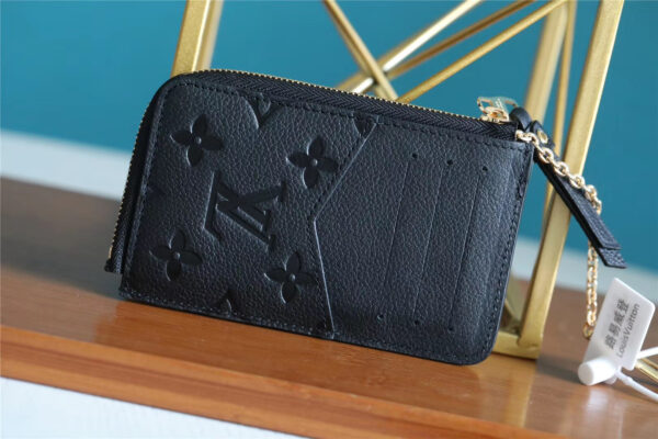 Louis Vuitton Card Holder Recto Verso Monogram Empreinte Black For Women, Women's Wallets 5.1in/13cm LV M69421