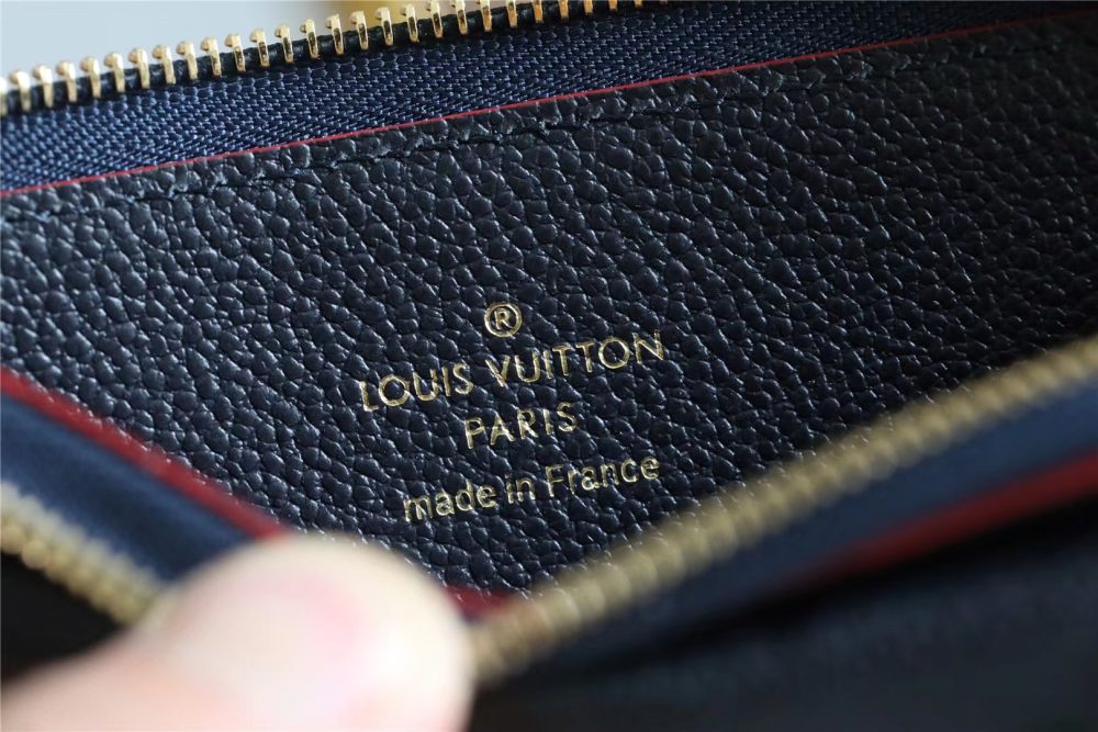 1:1 Replica Louis Vuitton Card Holder Recto Verso Monogram Empreinte Navy Blue / Red For Women, Women's Wallets 5.1in/13cm LV M69420 - Image 3