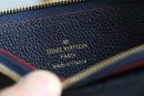 1:1 Replica Louis Vuitton Card Holder Recto Verso Monogram Empreinte Navy Blue / Red For Women, Women's Wallets 5.1in/13cm LV M69420