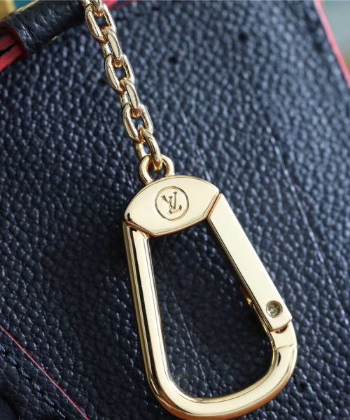 1:1 Replica Louis Vuitton Card Holder Recto Verso Monogram Empreinte Navy Blue / Red For Women, Women's Wallets 5.1in/13cm LV M69420