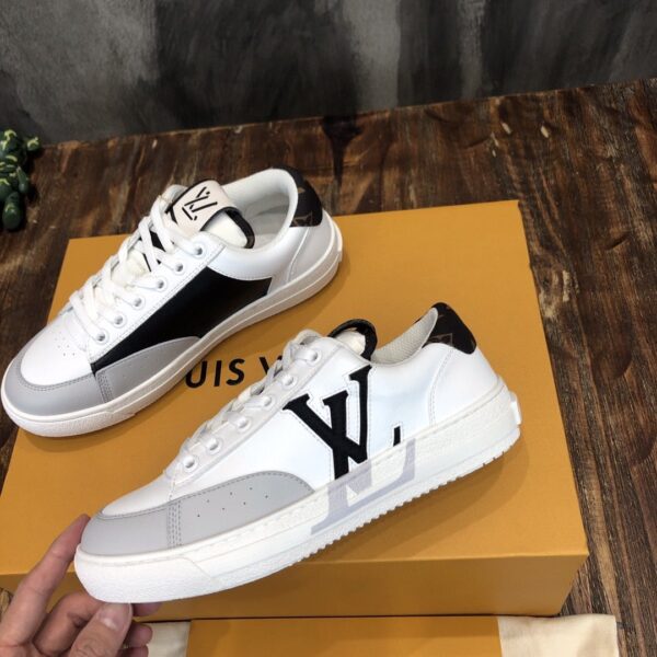 Louis Vuitton Charlie Sneaker Mix Of Recycled And Bio-Based Sustainable Materials Cacao Brown For Women LV 1A9JN8