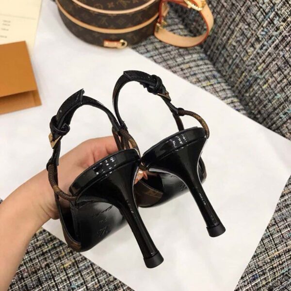Louis Vuitton Ch?rie Slingback Pump Spring/Summer Collection 1A5BPP Brown