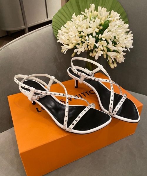 Louis Vuitton Citizen Sandals Calfskin Leather Spring/Summer Collection 1A7RYA White